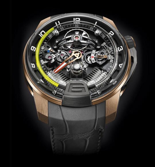 Review Replica Luxury HYT H2 BLACK DLC PINK GOLD 248-DG-00-GF-AB watch